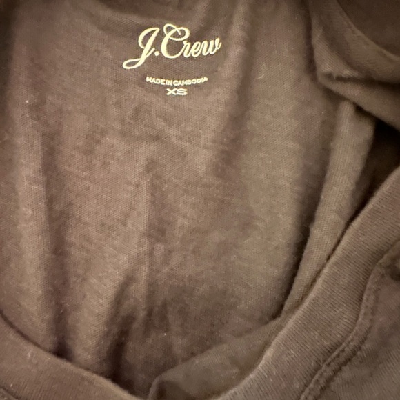 J. Crew short sleeve tee it’s ladies night black and sparkly size XS - Picture 3 of 3